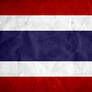 Thailand Grunge Flag