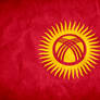 Kyrgyzstan Grunge Flag