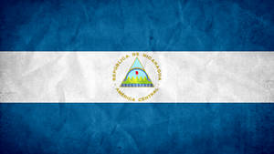 Nicaragua Grunge Flag