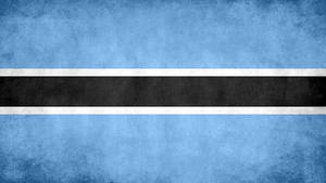 Botswana Grunge Flag
