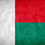Madagascar Grunge Flag