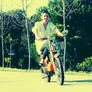 riding bike