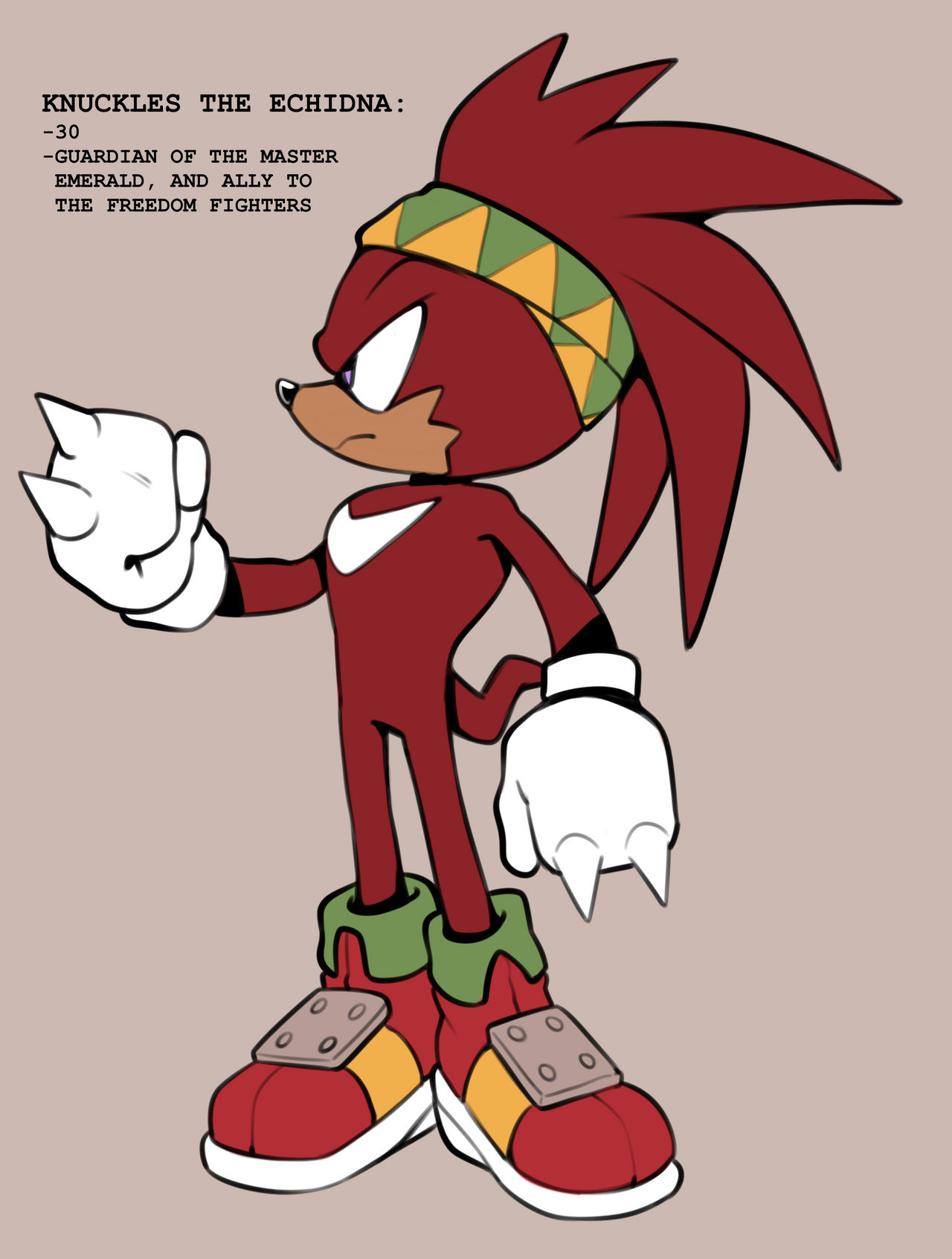 Future Knuckles Sonic Future : Knuckles by SonicFutureAU on DeviantArt