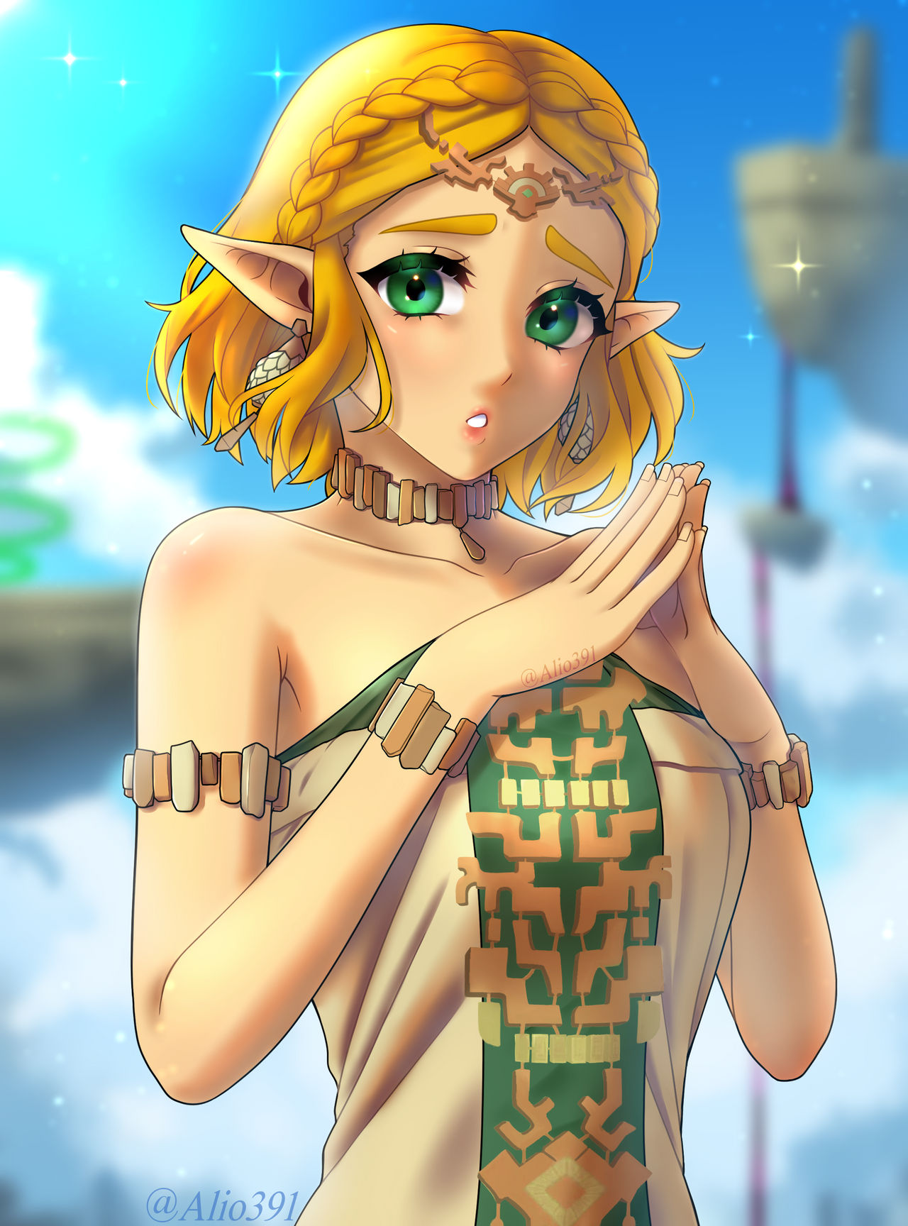 Legend of Zelda TOTK Link Bead Art by KamaPixel on DeviantArt