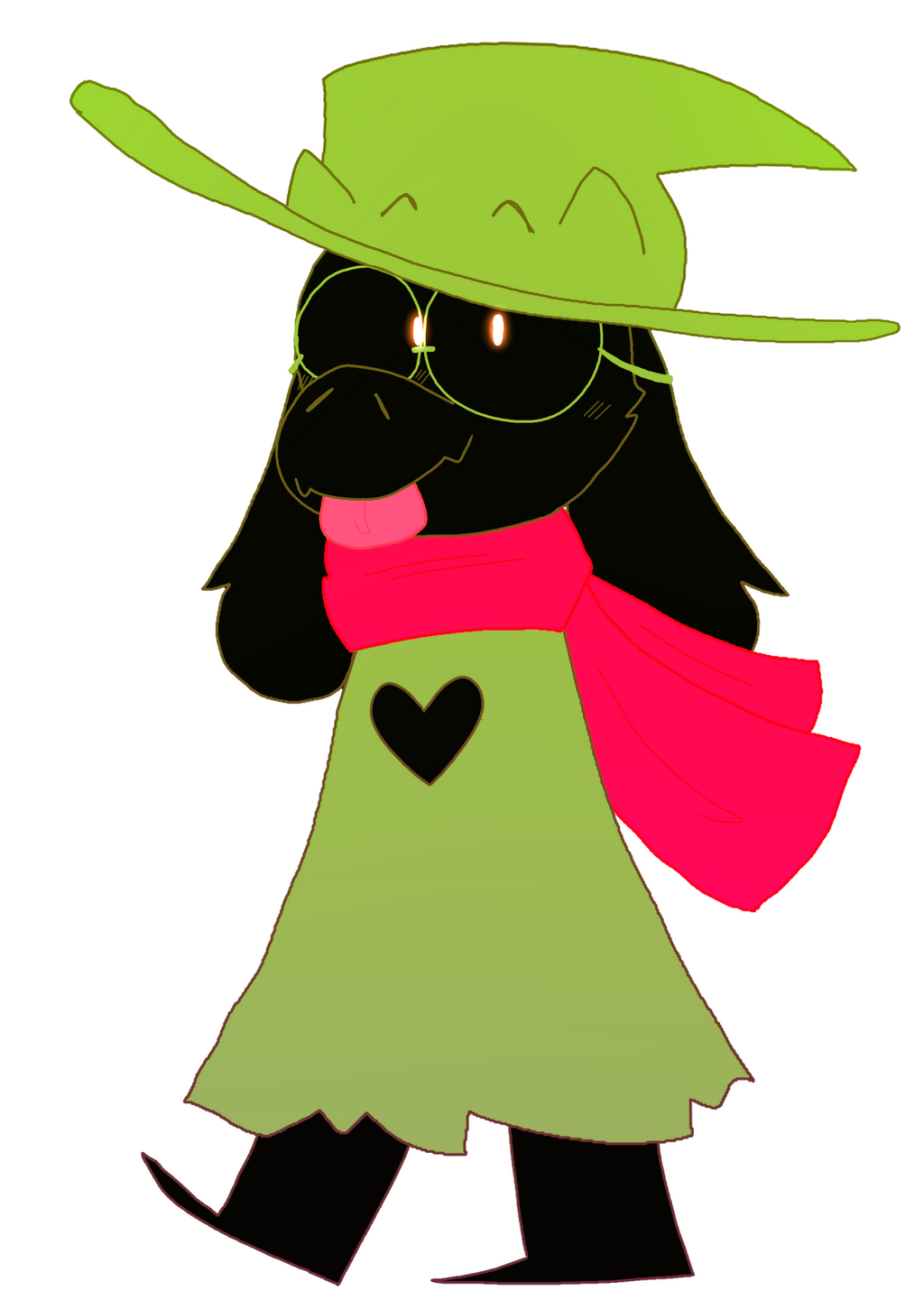 Ralsei (speedpaint) by mileshasteeth on DeviantArt