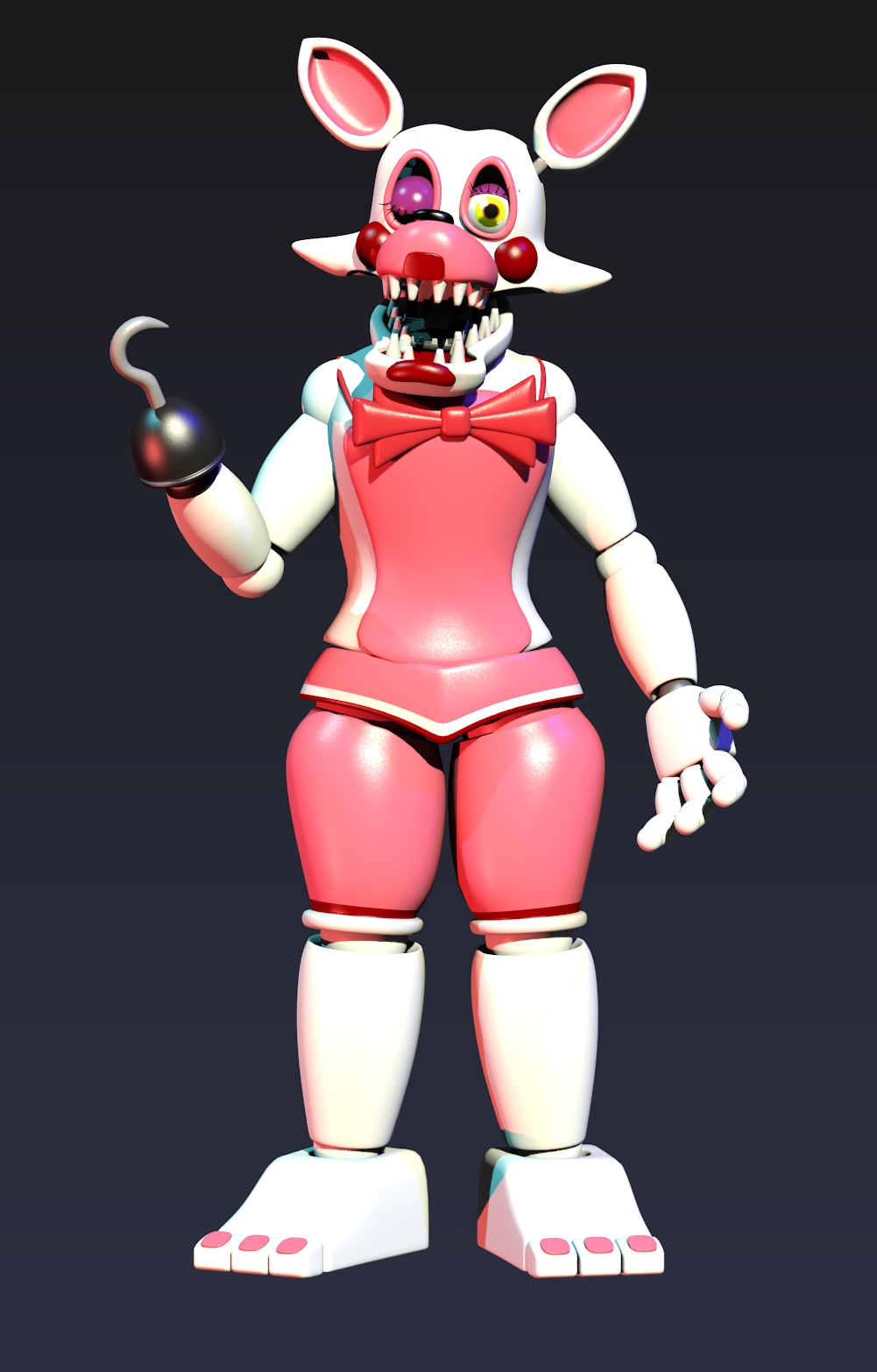 Toy Foxy(aka mangle but not broken) by matax33 on DeviantArt