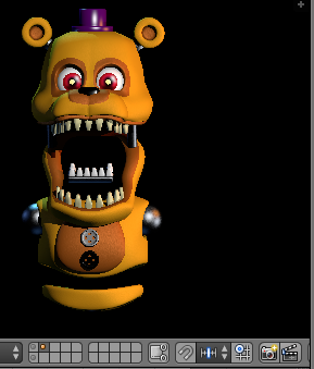 Fnaf World Nightmare Golden Freddy by kingofbut on DeviantArt