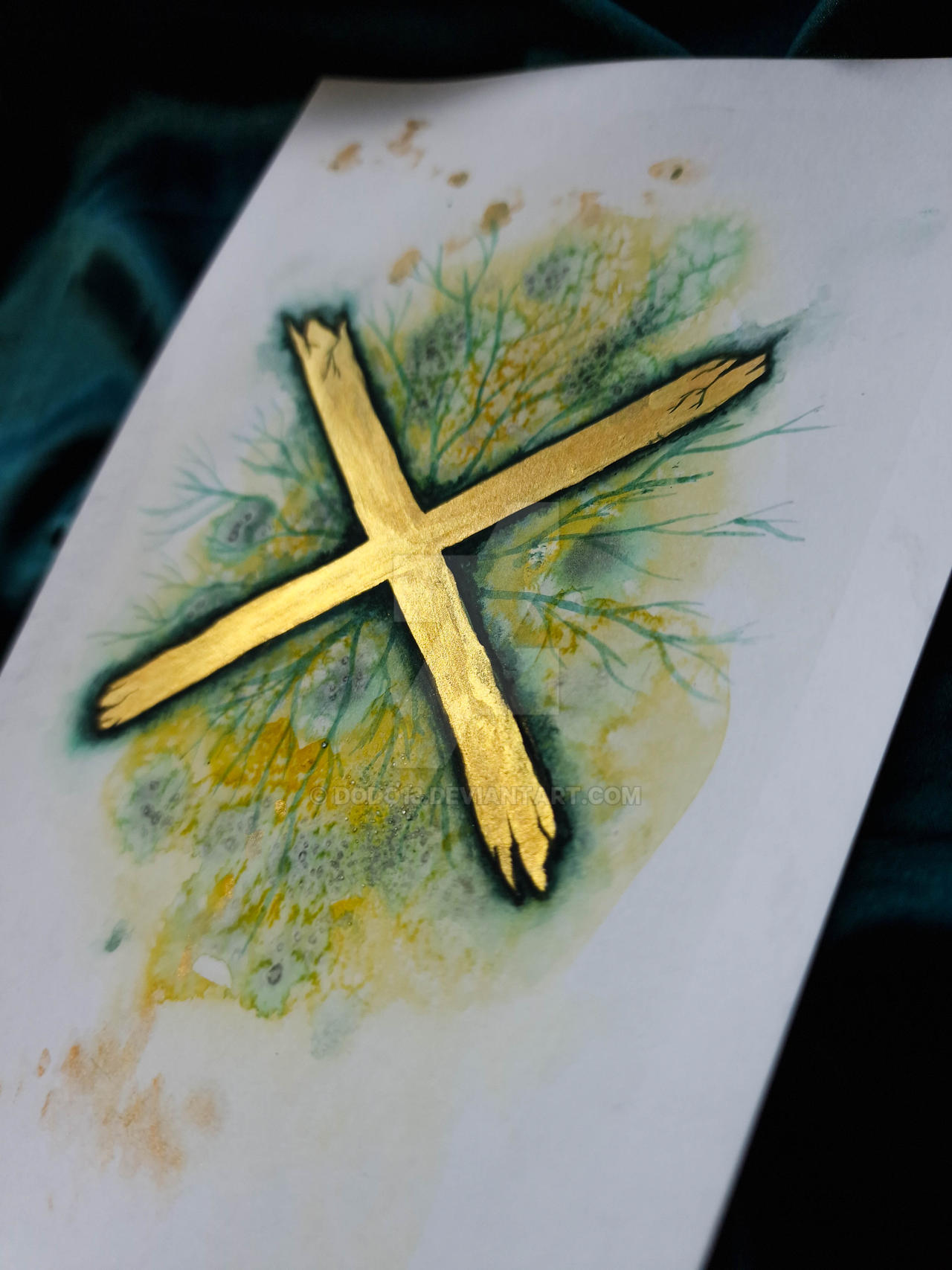 Gifu Rune Original watercolor painting of the Rune Gebo / Gi by Dodo13 on DeviantArt