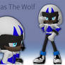Koas The Wolf in his new hoodie!