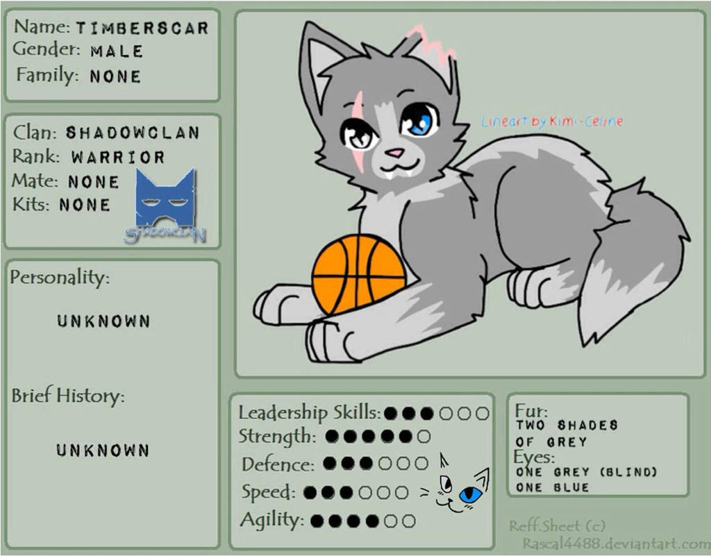 TimberScar (WarriorCat OC 001) by KokoroDokiDoki2207 on DeviantArt