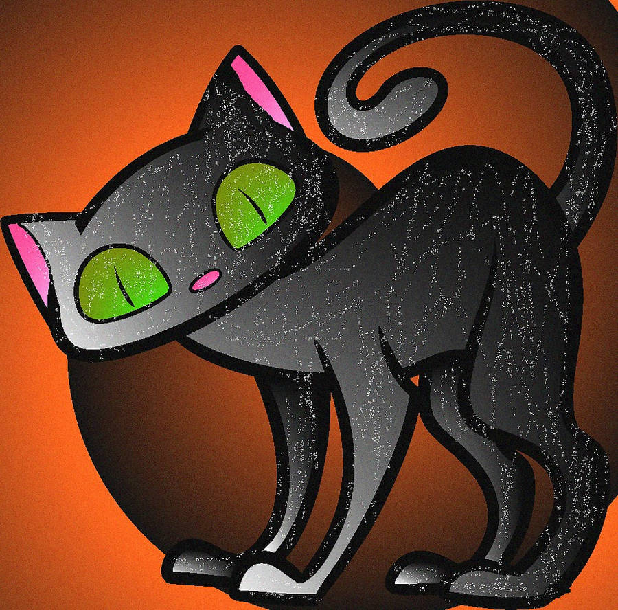 How To Draw A Halloween Cat For Kids Step 7 1 By Rebelheart1979 On Deviantart