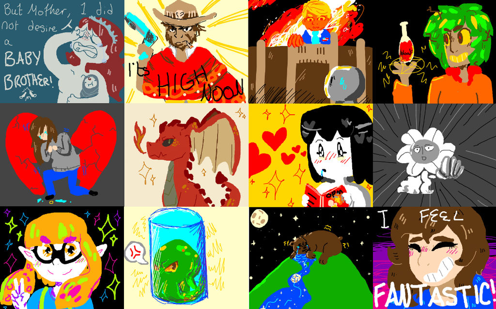 Drawception doodles by Rhapsoddity on DeviantArt