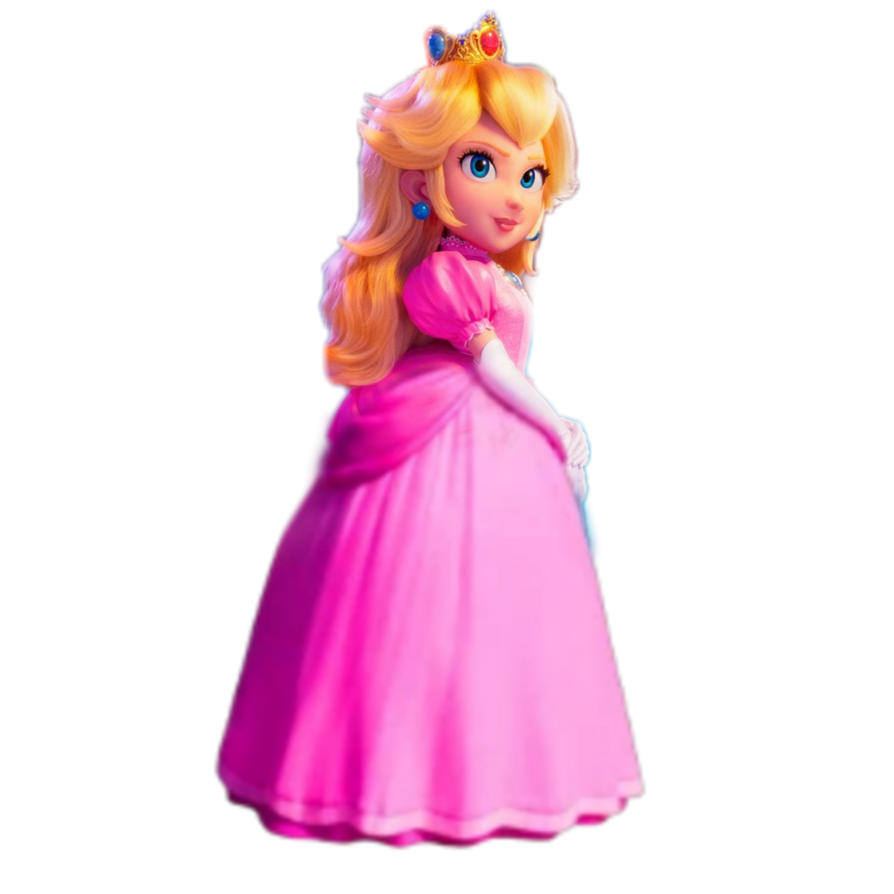 Princess Peach The Super Mario Bros Movie PNG By SlashcraftGaming princess-peach-the-super-mario-bros-movie-png-by-slashcraftgaming