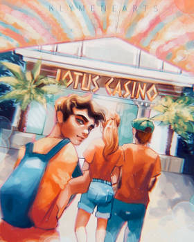 Percy, Annabeth, and Grover and the Lotus Casino!