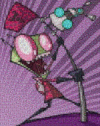 Invader Zim Photomosaic HQ