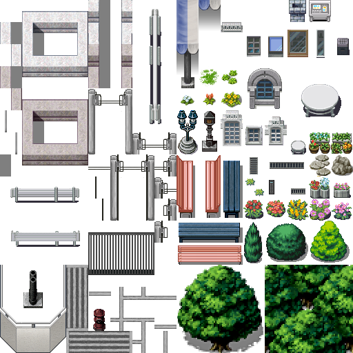 RPG Maker VX ModernRTP TileB by painhurt