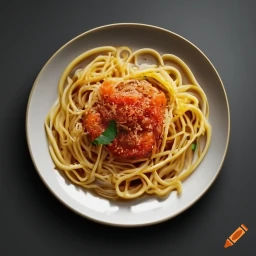 AI art of a plate of spaghetti. by FrostyThriller07 on DeviantArt