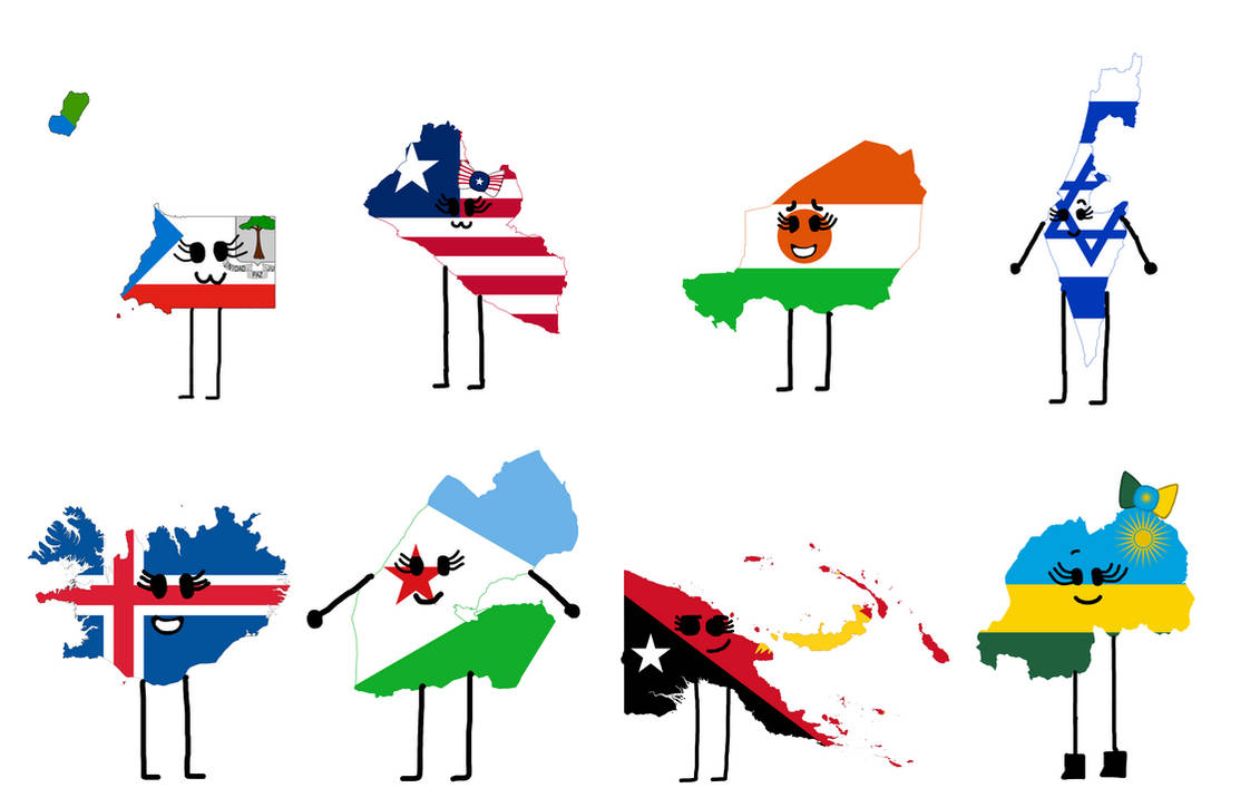 8 countries in my Object Show Style. by FrostyThriller07 on DeviantArt