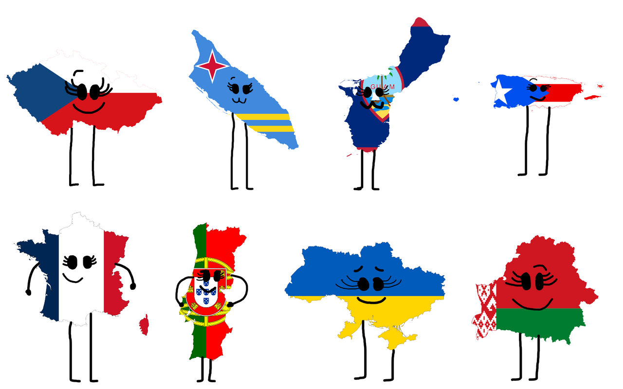 8 countries in my Object Show Style pt.3 by GoldierraThrillex07 on ...