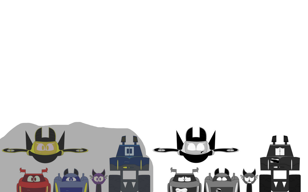 The Batwheels lost their colours! by FrostyThriller07 on DeviantArt