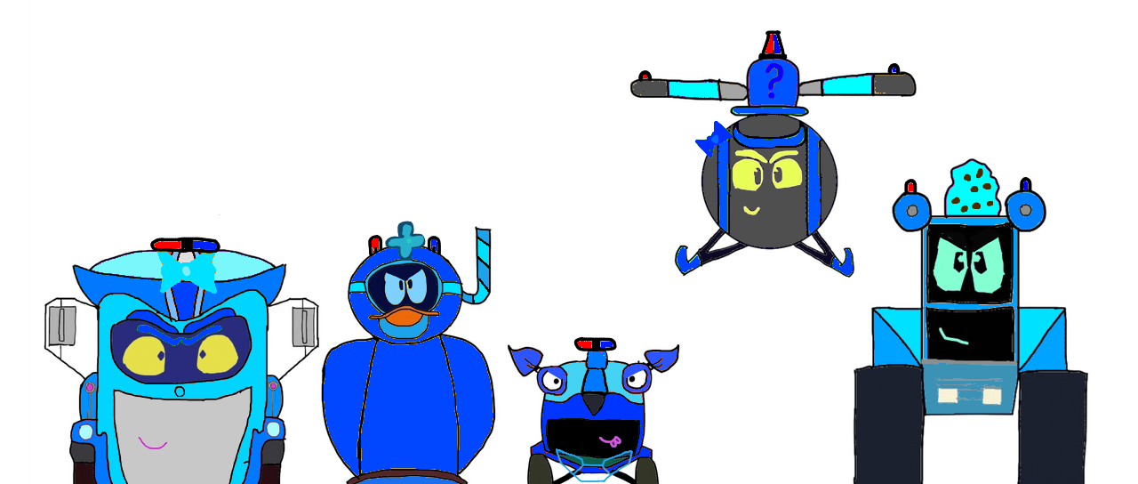 Minty and his friends as police vehicles! by GoldierraThrillex07 on ...