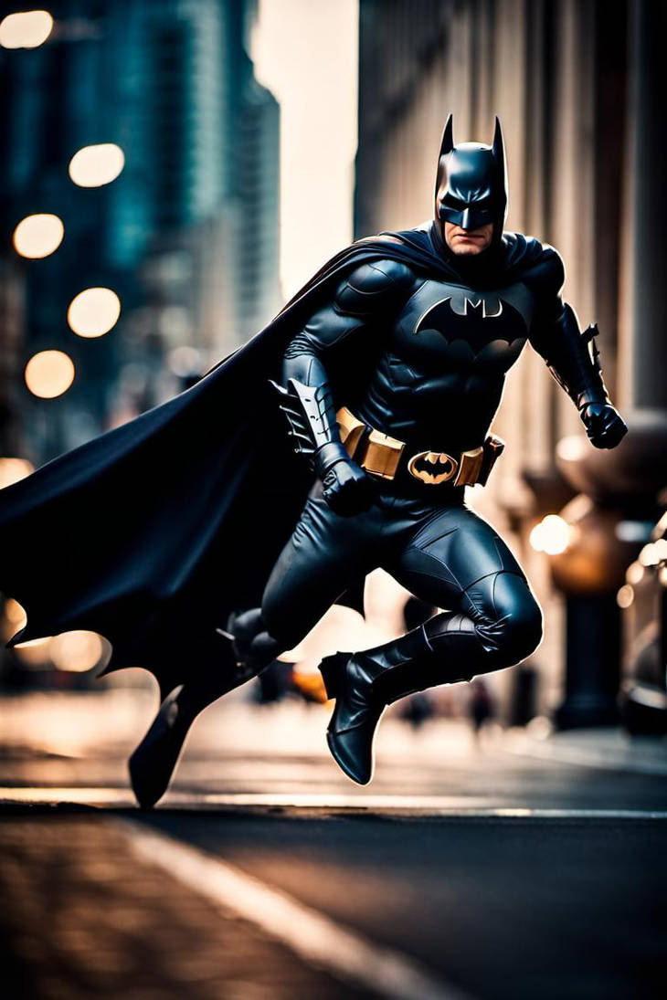 Batman Ritning Batman running to save someone in danger. by FrostyThriller07 on DeviantArt