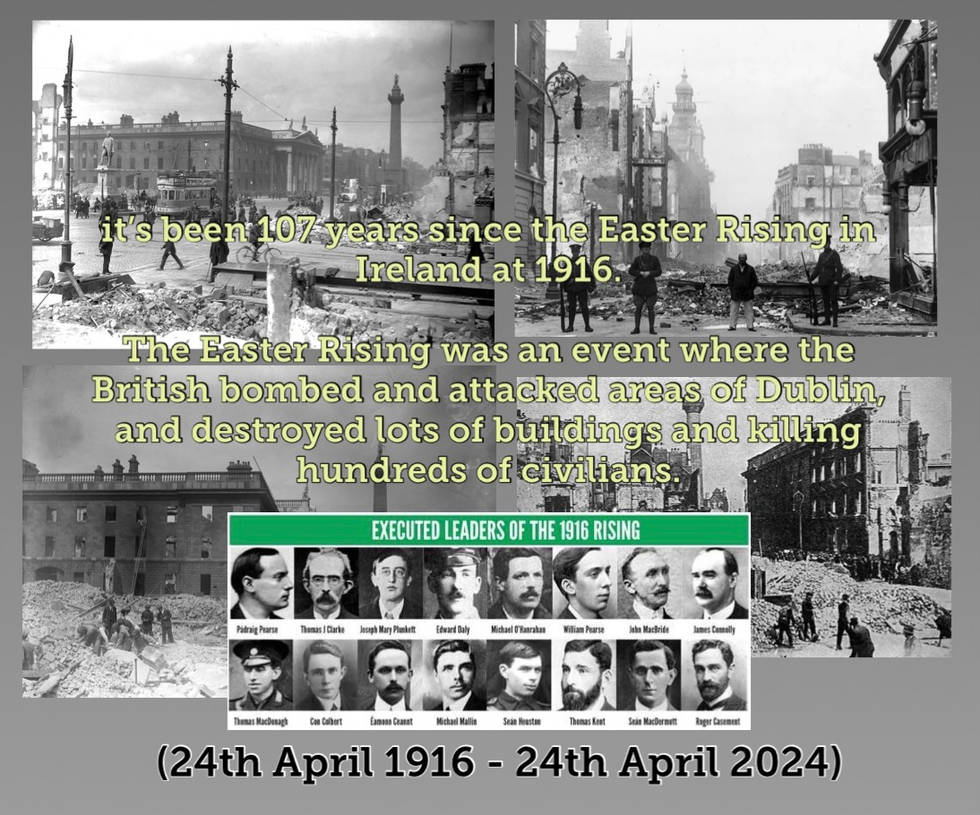 The Easter Rising Map 107th anniversary of the Easter Rising in Ireland. by FrostyThriller07 ...