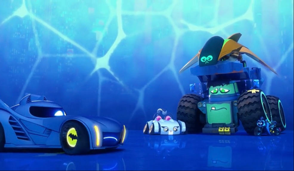 Batwheels Riddler Car Took this screenshot of a scene from Batwheels!! by GoldenyThriller07 ...