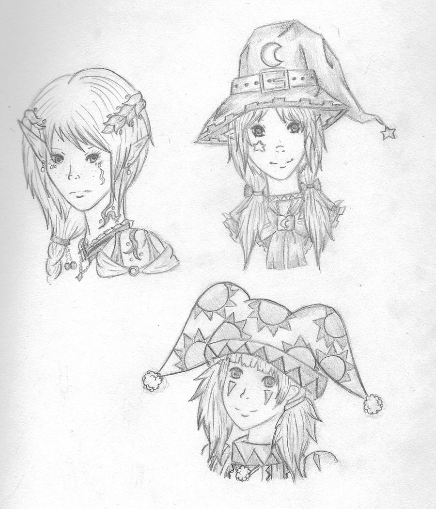 Bust Shots by Hiyamaya on DeviantArt