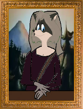 Mona Lisa Raccoon (fixed