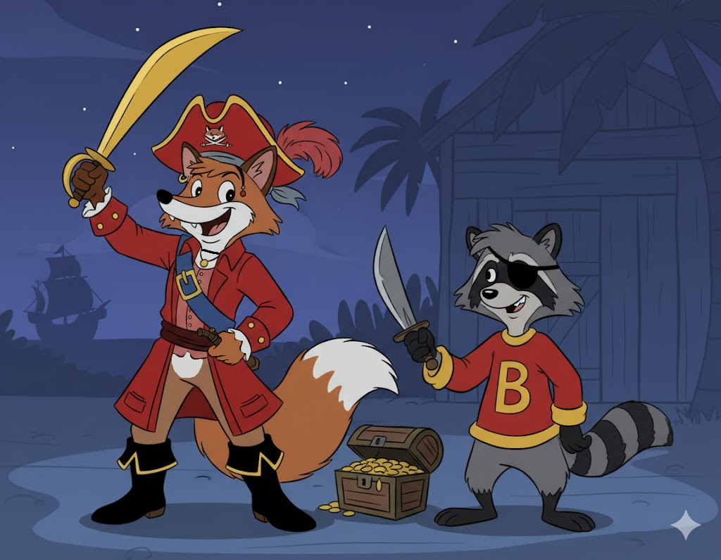 Racoon Riley Red Riley and Bert Raccoon by TheNoblePirate on DeviantArt
