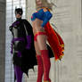 Supergirl and Batgirl