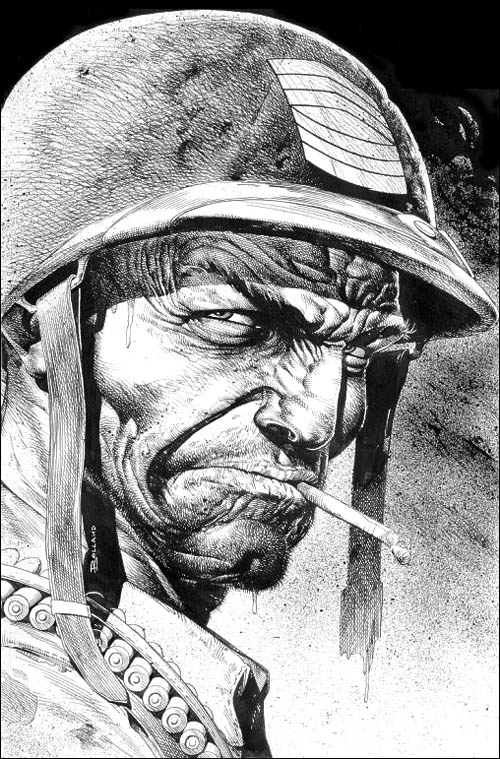Sgt Rock by Brian Bolland by FuzzChile on DeviantArt