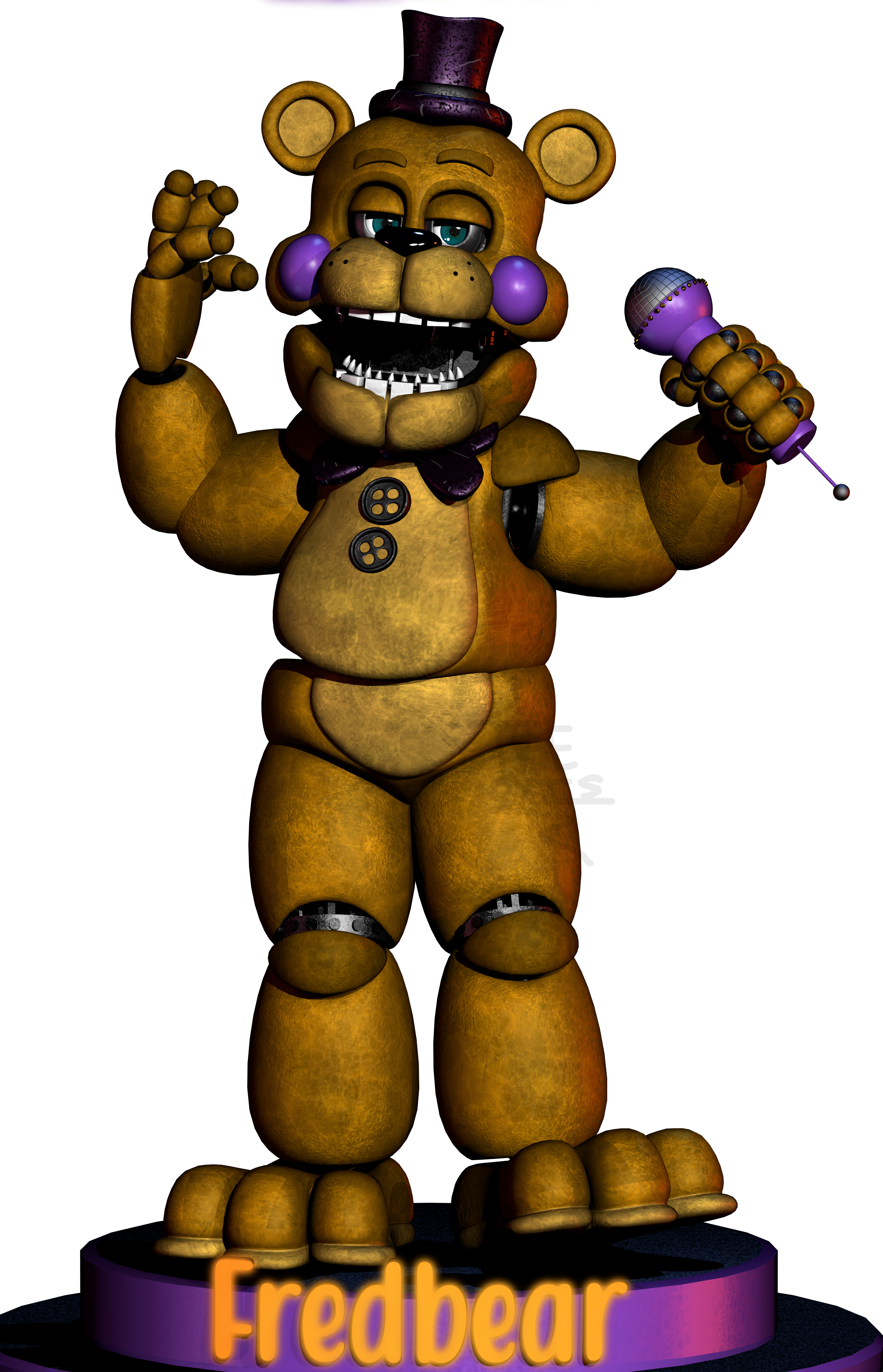 UCN Fredbear edit by LeoCAnimates on DeviantArt