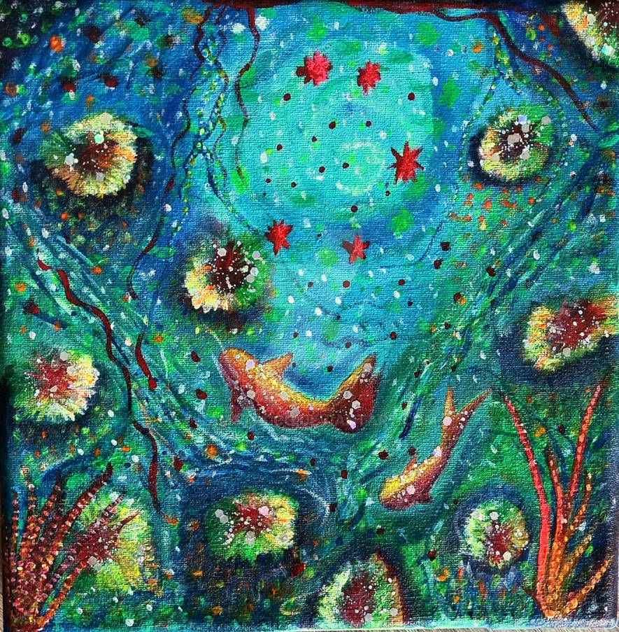 Koi Fish Pond by camstacco on DeviantArt