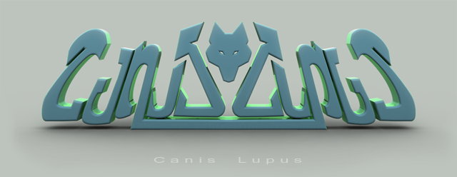 Canis Lupus Ambigram