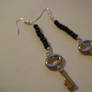 'Keys to the darkness' earrings