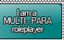 I am a MULTI- PARA Roleplayer Stamp