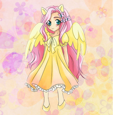 Chibi Fluttershy by HaNa7