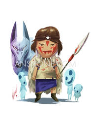 Miyazaki Girls Series - Princess Mononoke