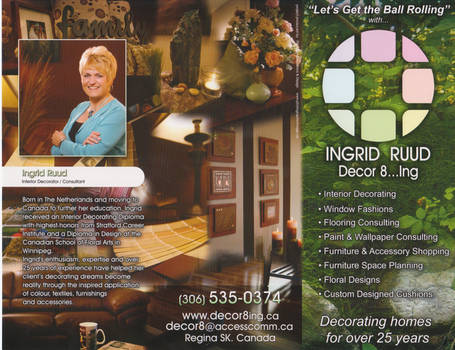 Ingrid Ruud Decor8ing brochure