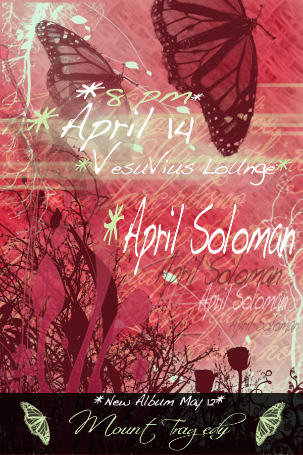 April S, Concert Poster