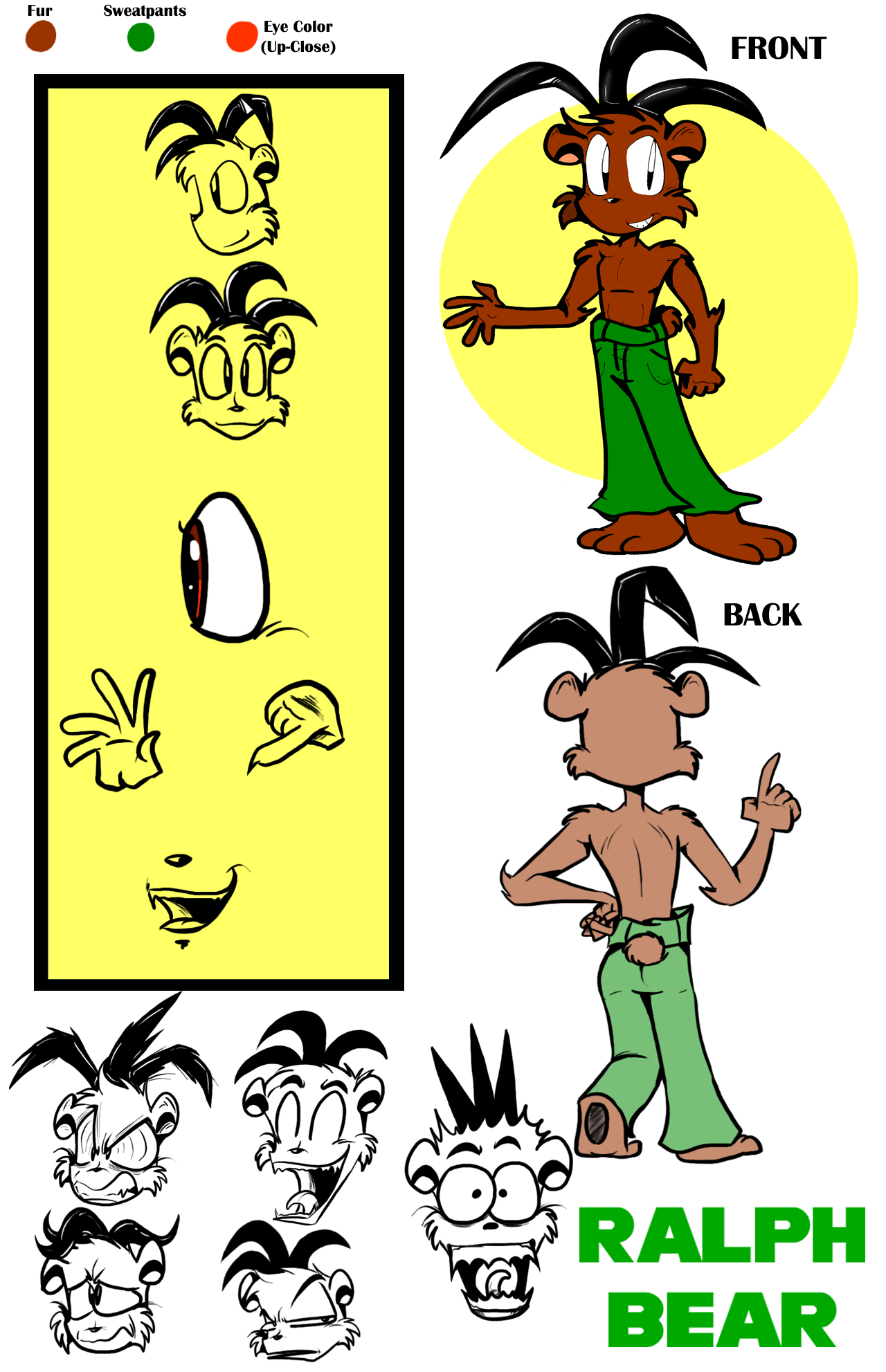 Ralph Bear Reference 2021 by RBComics25 on DeviantArt