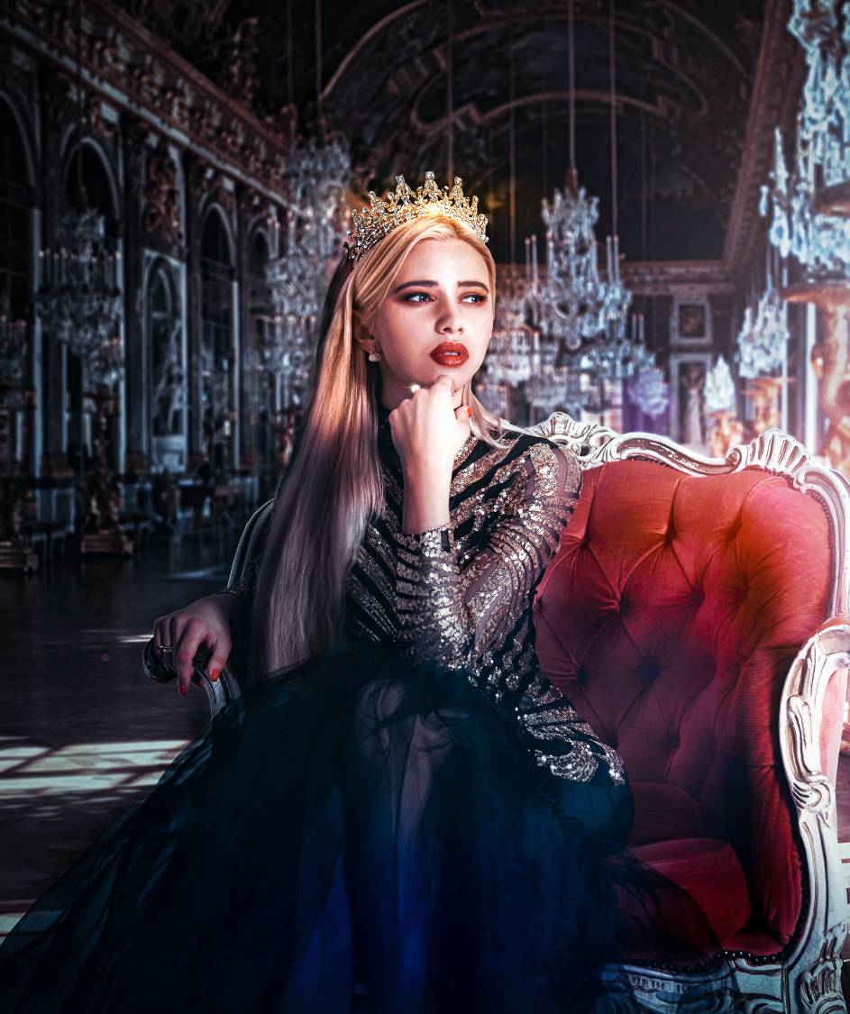 Fantasy art: a queen on his throne by Hachim202 on DeviantArt