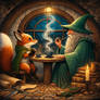 Bilbo Fox and Gandalf