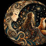 The Moon, the girl and the fox