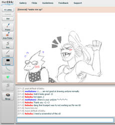 Alphys And Undyne On Iscribble