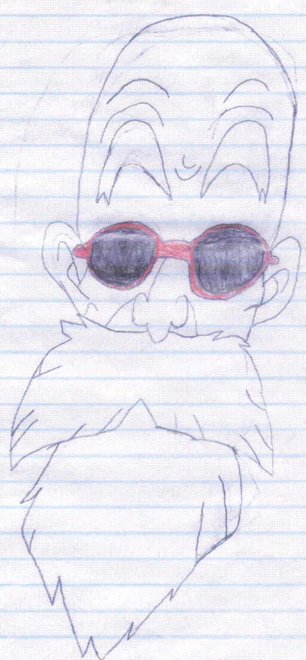 Master Roshi Outlines Master Roshi by MasterCXXI on DeviantArt