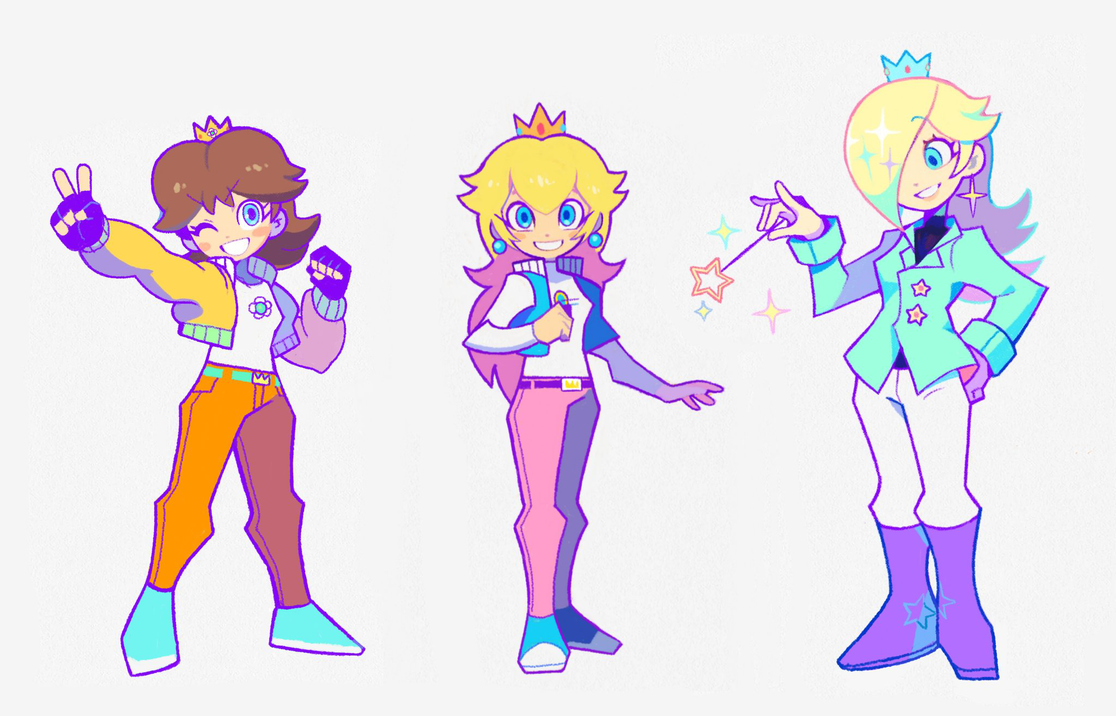 !Nintendo Princesses! by thisiscutecookie on DeviantArt