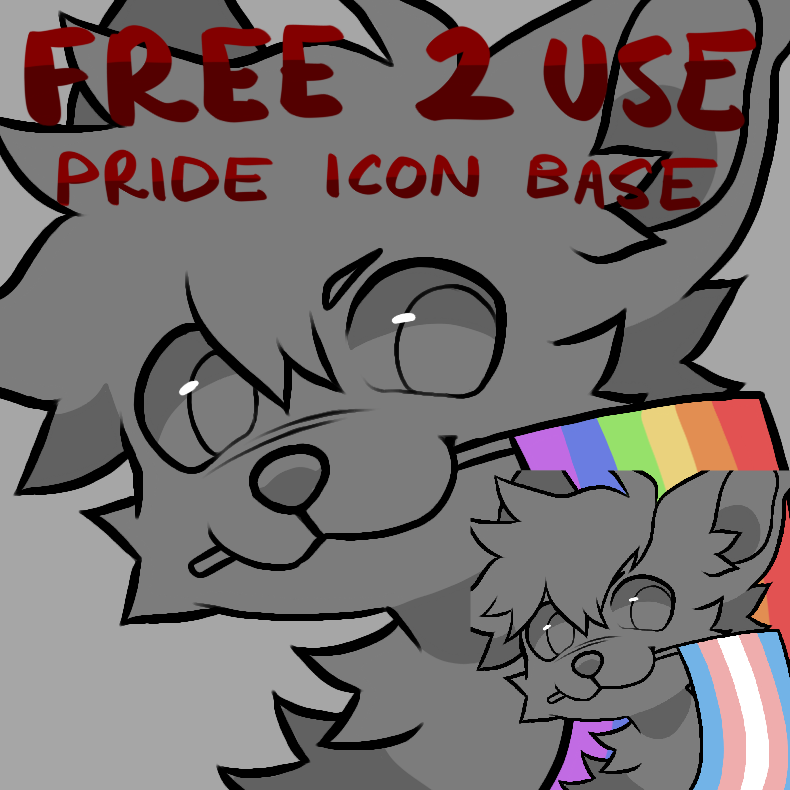 Free PRIDE! Icon Base!